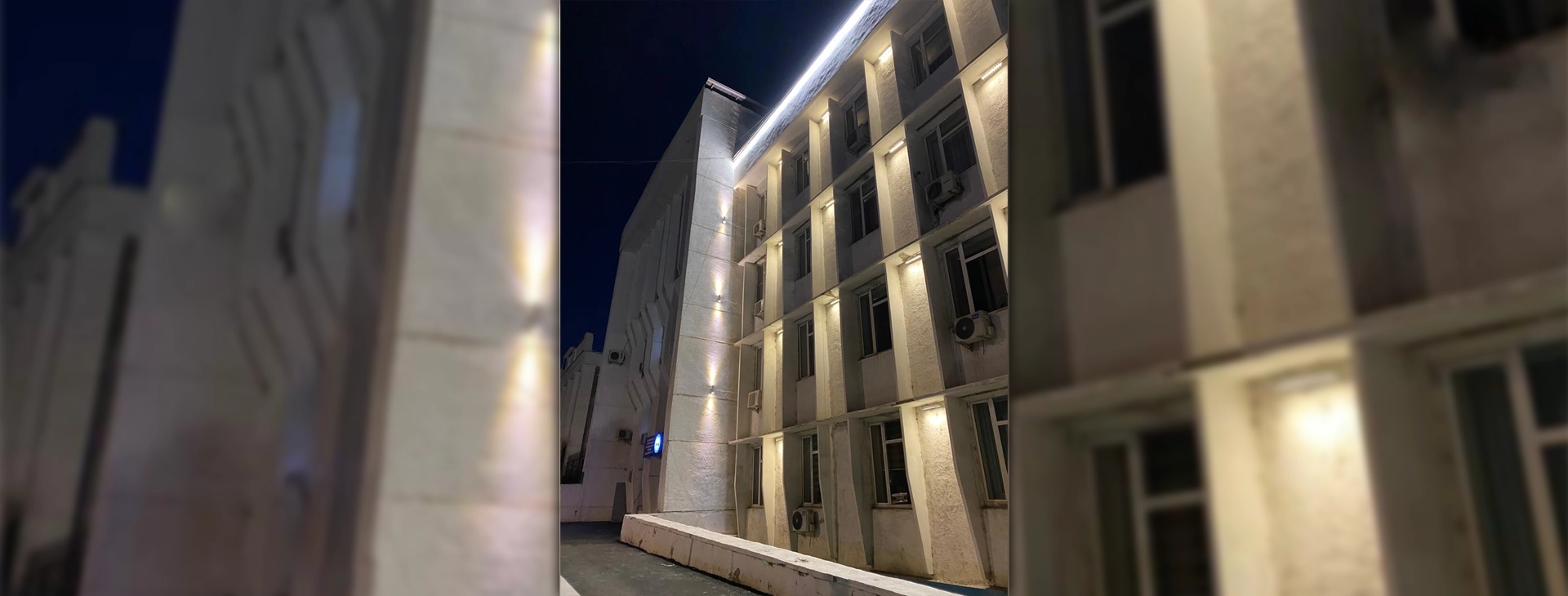 Поставка светильников для освещения здания мэрии г. Ош